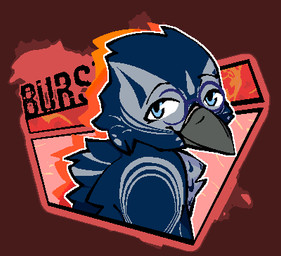 anthro beak blue_body blue_feathers eyewear eyewear_only feathers gameplay_mechanics glasses glasses_only grey_body grey_feathers male meter nude solo text user_interface wearing_glasses catjamn avian 2022 aliasing digital_media_(artwork) english_text icon low_res