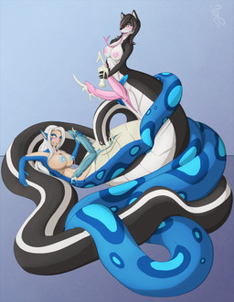 animal_genitalia anthro apode areola blue_areola blue_insides blue_nipples blue_penis blue_vulva breasts cloaca cloacal cloacal_penetration cloacal_penis duo erection genitals herm intersex legless milk multi_genitalia multi_penis nipples non-mammal_breasts non-mammal_nipples orgasm penetration penis sackless serpentine sex tail tail_fetish tail_in_cloaca tail_insertion tail_play tail_sex unusual_insides vulva sepisnake draconcopode hybrid naga reptile scalie snake