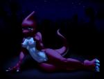 2014 3_fingers anthro blue_eyes breasts charmeleon dark dragon elpatrixf female lizard lying night nintendo nipples on_side pokémon pokémorph pussy red_body reptile scalie solo video_games white_body
Rating: Explicit
Score: 8
User: toh
Date: February 18, 2014