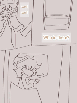 anthro baby bed crown cute_fangs duo fangs furniture headgear kidnapping king male male/male pillow royalty sleeping teeth toddler young rudolfikbaby lagomorph leporid mammal rabbit 3:4 absurd_res hi_res multiple_scenes adopted_(lore) adoptive_father_(lore)
