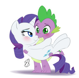 2013 blue_eyes blush couple cutie_mark duo equine female friendship_is_magic green_eyes hair holding horn horse male mammal my_little_pony pia-sama plain_background pony purple_hair rarity_(mlp) romantic slit_pupils spike_(mlp) standing unicorn white_background
Rating: Safe
Score: 12
User: 2DUK
Date: December 11, 2013