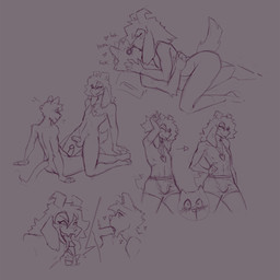 anthro balls blush bulge clothing comparing comparing_penis duo erection foreskin foreskin_play genitals humanoid_genitalia humanoid_penis kissing male male/male nude oral partially_retracted_foreskin penis small_penis smug text tongue_in_foreskin underwear arino undertale undertale_(series) asriel_dreemurr burgerpants 1:1 hi_res