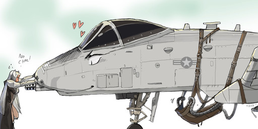 aircraft airplane anime_style big_penis blush bodily_fluids breasts clothed clothing cum duo erection female feral genital_fluids genitals gun harness heart_symbol imminent_sex interspecies interspecies_romance jet larger_male leaking_cum leaking_precum looking_at_another looking_at_partner machine male male/female mechadendrites not_furry penile penis precum ranged_weapon simple_background size_difference smaller_female smile text touching_nose vehicle weapon ratbat fairchild_republic a-10 animate_inanimate dire_aircraft dire_machine dire_vehicle human living_aircraft living_machine living_vehicle mammal 2016 digital_media_(artwork) hi_res