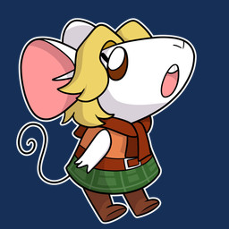 3_fingers alternate_species anthro belt biped blonde_hair boots bottomwear buckteeth chibi clothed clothing female fingers footwear furrification green_boots green_bottomwear green_clothing green_footwear green_scarf green_shirt green_skirt green_topwear hair line_tail open_mouth orange_clothing orange_sweater orange_topwear scarf shirt shoes short_hair skirt solo standing sweater tail teeth thin_tail topwear white_body malachyte capcom resident_evil ashley_graham moushley house_mouse mammal mouse murid murine rodent 1:1 2023 alpha_channel clip_studio_paint_(artwork) digital_media_(artwork) hi_res