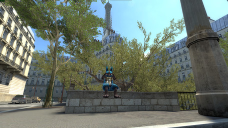 3_toes ambiguous/ambiguous ambiguous_gender anthro feet paris solo toes rye_rye99jr garry's_mod nintendo pokemon generation_4_pokemon lucario pokemon_(species) 16:9 hi_res widescreen