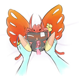 ambiguous_gender antennae_(anatomy) anthro armor bed biped black_body blush blush_lines bodily_fluids censor_bar censored_genitalia censored_vulva clothing cunnilingus cute_fangs deep_cunnilingus drooling duo empty_eyes eyelashes fangs female female_penetrated footwear fur furniture gloves hand_holding handwear ineffective_censorship insect_wings internal internal_vaginal leg_grab lepidopteran_wings looking_pleasured lying on_back on_bed one_eye_closed open_mouth oral orange_wings penetration raised_hand saliva saliva_on_tongue sex simple_background size_difference smaller_penetrated solo_focus teal_body teal_fur teeth tongue_penetration tremble_spikes vaginal vaginal_penetration white_background white_eyes wings x-ray_view ne_(pixiv) kirby_(series) kirby_and_the_forgotten_land nintendo fecto_elfilis morpho_knight alien arthropod butterfly chinchilla chinchillid insect lepidopteran mammal rodent starling_(kirby) waddling_head 2023 censored digital_drawing_(artwork) digital_media_(artwork)