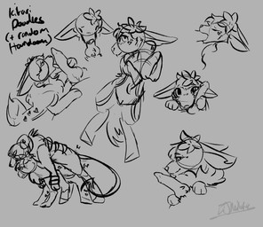 doggystyle duo fellatio female feral from_behind_position genitals male male/female oral penile penis sex vulva djmilotic nintendo pokemon k'itari canid canine canis deer deerling deervee domestic_dog eevee generation_1_pokemon generation_2_pokemon generation_5_pokemon houndoom hybrid mammal pokemon_(species) hi_res monochrome multiple_images sketch