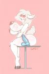 2017 anthro areola bantar2 big_breasts big_butt blush bovid breasts butt caprine diana_(bantar2) digital_media_(artwork) dildo dildo_in_pussy dildo_insertion dildo_sitting domestic_sheep female fur genitals hair huge_breasts mammal mature_anthro mature_female nipples nude open_mouth penetration pussy sex_toy sex_toy_in_pussy sex_toy_insertion sheep simple_background solo thick_thighs toy vaginal vaginal_penetration white_body white_fur