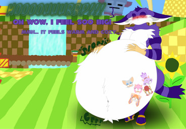 abdominal_bulge accessory after_glow afterglow anthro anthro_pred anthro_prey arm_tuft aroused aroused_face aroused_male aroused_pred belly belly_grab belly_overhang belly_tattoo belly_tuft big_belly big_butt big_tail blush blushing_profusely bridge brown_body brown_clothing brown_footwear brown_fur brown_sandals burping burping_while_talking butt cheek_tuft chest_tuft clothed clothed_anthro clothed_male clothing dazed detailed_background dialogue digestion digestion_noises ear_tuft exposed_belly exposed_chest facial_tuft female female_prey flower fluffy_belly footwear footwear_only fur gloves gloves_only green_hill_zone grope group hair hair_accessory hair_ring hairband hand_on_belly hand_on_own_belly hands_on_own_belly handwear handwear_only head_tuft holding_belly holding_stomach huge_belly larger_male larger_pred log long_ears looking_pleasured male male_pred markings mostly_nude motion_lines multiple_prey muscular muscular_anthro muscular_chest muscular_male navel navel_tuft obese obese_anthro obese_male onomatopoeia orange_hair overweight overweight_anthro overweight_male palm_tree partially_clothed partially_clothed_anthro partially_clothed_male pink_body pink_fur plant pupils purple_body purple_fur purple_stripes red_hair rumbling_stomach same_size_vore sandals sandals_only satisfaction satisfied satisfied_look shoes shoulder_tuft size_difference sloshing_belly small_eyes small_pupils smaller_female solo sound_effects striped_body striped_fur striped_markings striped_tail stripes tail tail_markings tail_tuft talking_to_self tan_body tan_clothing tan_fur tan_gloves tan_handwear tattoo tattooification text thick_thighs three-quarter_view totem totem_pole tree tuft underbelly vore vore_tattoo waterfall white_belly white_body white_fur willing_pred wood mandro22 sega sonic_the_hedgehog_(series) amy_rose big_the_cat blaze_the_cat rouge_the_bat sally_acorn vanilla_the_rabbit bat chipmunk domestic_cat eulipotyphlan felid feline felis ground_squirrel hedgehog lagomorph leporid mammal rabbit rodent sciurid absurd_res hi_res huge_filesize portrait superabsurd_res three-quarter_portrait