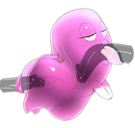 ambiguous_penetration blush bodily_fluids cum erection female genital_fluids genitals group group_sex humanoid_genitalia humanoid_penis internal interspecies male male/female not_furry oral penetration penis sex simple_background threesome tongue translucent translucent_body trio white_background third-party_edit unknown_artist bandai_namco pac-man_(series) pac-man_and_the_ghostly_adventures pinky_(pac-man) ghost human mammal spirit hi_res