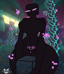 big_breasts breasts female forest forest_background genitals glowing glowing_eyes nature nature_background nude nude_female plant purple_eyes pussy solo tree wide_hips emberdibuja microsoft minecraft mojang xbox_game_studios enderman humanoid hi_res