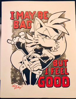 5_fingers anthro belt bottomwear breasts clothing eyelashes female fingerless_gloves fingers gloves hair hand_on_hip handwear looking_at_viewer pants shirt smile solo tail text topwear tracy_yardley archie_comics sega sonic_the_hedgehog_(archie) sonic_the_hedgehog_(comics) sonic_the_hedgehog_(series) fiona_fox canid canine fox mammal 2026 english_text hi_res signature traditional_media_(artwork)