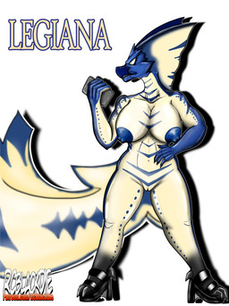 angry anthro big_tail blue_body blue_nipples breasts claws clothing fangs female fin footwear genitals high_heels muscular navel nipples non-mammal_breasts non-mammal_navel non-mammal_nipples non-mammal_vulva nude shoes solo tail tan_body teeth thick_thighs vulva wide_hips yellow_eyes rcblackdie capcom monster_hunter flying_wyvern legiana absurd_res hi_res