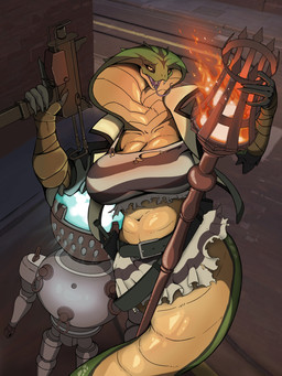 5_fingers anthro apode belly belt big_breasts bottomwear breasts clothed clothed_anthro clothed_female clothing countershading dark_sclera fangs female female_anthro fingers fire forked_tongue front_view green_body green_scales green_skin gun head_markings holding_gun holding_object holding_ranged_weapon holding_weapon huge_breasts jacket legless markings navel non-mammal_breasts non-mammal_navel pattern_clothing pattern_topwear pink_tongue pupils ranged_weapon scales serpentine skirt slit_pupils snake_hood solo striped_clothing striped_topwear stripes teeth tongue topwear torn_bottomwear torn_clothing torn_skirt torn_topwear ventral_scales weapon yellow_body yellow_countershading yellow_eyes yellow_scales yellow_skin nosoksudbi deadlock valve vyper_(deadlock) draconcopode naga reptile scalie snake 2025 digital_media_(artwork) english_description hi_res portrait