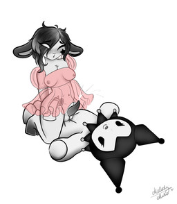 animal_dildo animal_ears animal_sex_toy anthro areola bangs black_hair blush blush_lines bodily_fluids bottomwear breasts clothed clothing clown clown_costume cowgirl_position cum dildo dildo_insertion doll dress dripping ejaculation equine_dildo female floppy_ears frilly frilly_clothing from_front_position front_view fur genital_fluids genital_focus genitals gown hair hair_over_eye ineffective_clothing jester long_ears long_hair looking_pleasured lop_ears mostly_nude nightgown nightgown_only nipples on_bottom on_top penis pink_clothing pink_dress plushie plushophilia rabbit_ears riding_dildo sex sex_toy sex_toy_insertion simple_background sitting skirt solo spread_legs spreading tail text toy translucent translucent_clothing white_background x-ray_view melody_maku onegai_my_melody sanrio intent_the_bunny kuromi demon lagomorph leporid mammal rabbit digital_media_(artwork) hi_res signature