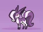 ambiguous_gender feral pink_eyes purple_background purple_body simple_background solo tail gharug fakemon nintendo pokemon pokemon_reloaded eeveelution fakeveelution lireon pokemon_(species)