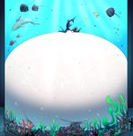 anthro aquarium belly belly_expansion big_belly expansion female huge_belly hyper hyper_belly hyper_inflation immobile inflation nude seaweed smile solo vivarium water dark_ethna aqua fish marine shark 2024 absurd_res hi_res