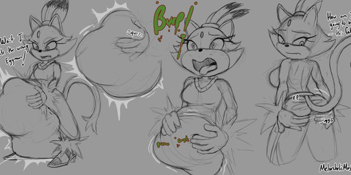anthro asking asking_how asking_self bodily_noises burping butt_jiggle clothing command command_to_wait compression_sound_effect dialogue different_sound_effects digestion extended_sound_effect female fully_inside jiggling motion_onomatopoeia onomatopoeia oral_vore question ripping_sound_effect rumbling_stomach solo sound_effect_variant sound_effects squeeze_(sound_effect) talking_to_self text torn_clothing vore weight_gain melancholicmash sega sonic_the_hedgehog_(series) blaze_the_cat domestic_cat felid feline felis mammal english_text hi_res