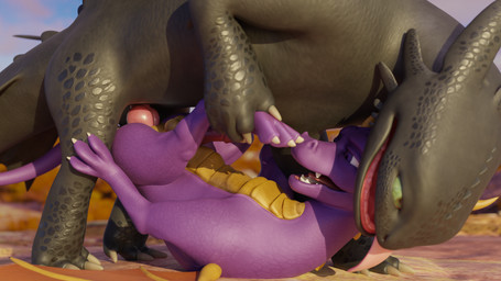 anal anal_penetration animal_genitalia animal_penis duo erection feet feral feral_on_feral feral_penetrated feral_penetrating feral_penetrating_feral from_front_position genitals holding_leg knot knotted_penis lying male male/male male_penetrated male_penetrating male_penetrating_male on_back open_mouth outside_sex paws penetration penile penile_penetration penis sex size_difference smaller_penetrated smile tail toes no-name-no-problem activision dreamworks european_mythology how_to_train_your_dragon mythology spyro_the_dragon spyro toothless dragon fury_(httyd) mythological_creature mythological_scalie night_fury scalie western_dragon 3d_(artwork) digital_media_(artwork) hi_res
