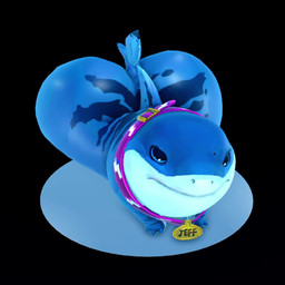bedroom_eyes big_butt black_eyes blue_body blue_collar blue_fin blue_nose blue_sclera blue_tail butt collar collar_tag feral fin half-closed_eyes male multicolored_body multicolored_collar narrowed_eyes pink_collar quadruped seductive shaking shaking_butt shark_tail sharp_teeth smile solo tail teeth text thick_thighs three-quarter_view two_tone_fin two_tone_tail white_collar willie_piv marvel marvel_rivals jeff_the_land_shark aquatic fish land_shark_(species) mammal shark 1:1 2025 3d_(artwork) 3d_animation animated digital_media_(artwork) high_framerate no_sound short_playtime video