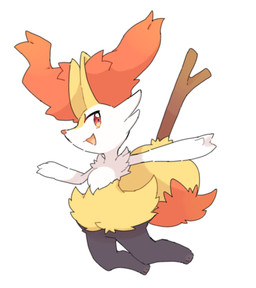 3_fingers 3_toes ambiguous_anthro ambiguous_gender anthro arm_tuft biped black_body black_fur black_legs cheek_tuft chest_tuft dipstick_tail facial_tuft feet fingers front_view fur inner_ear_fluff jumping markings multicolored_body multicolored_fur multicolored_tail nude_ambiguous nude_anthro object_in_tail open_mouth open_smile orange_body orange_eyes orange_fur orange_nose orange_tail_tip pointy_ears prick_ears shoulder_tuft simple_background smile snout solo stick stick_in_tail tail tail_markings three-quarter_view toes tuft two_tone_tail white_background white_body white_fur yellow_body yellow_fur yellow_tail yakiniku628 nintendo pokemon braixen canid generation_6_pokemon mammal pokemon_(species) 2022 cel_shading digital_drawing_(artwork) digital_media_(artwork) full-length_portrait hi_res japanese_description portrait shaded