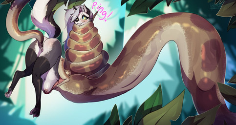 anthro anthro_on_feral anthro_penetrated ass_up bestiality bodily_fluids breasts butt clothing coiling coiling_around_body constricting duo female female_penetrated feral feral_dominating_anthro feral_penetrating feral_penetrating_anthro feral_raping_anthro forced forest genital_fluids genitals hypnosis imminent_death imminent_vore jungle legwear legwear_only male male/female male_dominating_female male_penetrating male_penetrating_female male_raping_female mind_control mostly_nude neck_bulge nipples nude penetration peril plant raised_tail rape restrained restrained_arms restrained_legs ringed_eyes serpentine_vore sex smile stockings stockings_only tail tail_fetish tail_insertion tail_play tree vaginal vaginal_fluids vaginal_penetration vore vulva keendeemiyavi_(artist) hellaverse helluva_boss mythology the_jungle_book kaa_(jungle_book) loona_(helluva_boss) canid canid_demon canine canis demon hellhound mammal mythological_canine mythological_creature python reptile scalie snake wolf picture_in_picture