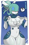 big_breasts blush breasts camel_toe cleavage clothed clothing female genitals nipple_outline pussy solo thick_thighs wide_hips cloroxformius nintendo pokemon celesteela generation_7_pokemon humanoid pokemon_(species) ultra_beast absurd_res hi_res