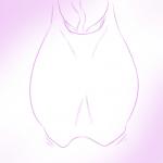 anthro balls big_balls big_penis bodily_fluids cock_vore cum cum_transformation cum_vore digestion fatal_vore genital_fluids genitals huge_balls huge_penis imminent_death inside_balls male penile penis solo transformation vore pinksyrup 1:1 2018 hi_res monochrome pink_and_white