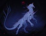 ambiguous_gender beak feral hooves open_mouth red_eyes side_view solo text white_beak white_body white_hooves santanahoffman species_request 2025 absurd_res artist_name dated hi_res huge_filesize