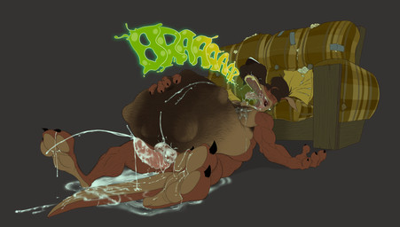 abdominal_bulge animal_genitalia animal_penis anthro anthro_pred balls belly belly_hair big_belly bodily_fluids body_hair brown_body brown_fur brown_hair brown_sofa burping claws cum cum_on_balls cum_on_feet cum_on_ground cumshot drunk duo ejaculation erection excessive_cum excessive_genital_fluids eyes_closed facial_hair father_pred feet fur furniture genital_fluids genitals grey_background hair hand_on_belly huge_belly kangaroo_tail lying male male/male male_pred marsupial_penis messy musclegut muscular mustache navel nude_pred onomatopoeia open_mouth penis pillow pink_penis redneck ripped_couch saliva saliva_on_chest simple_background sloppy sofa sound_effects substance_intoxication teeth text tongue trailer_trash uvula vore willing_pred yellow_pillow tenderule34 kangaroo macropod mammal marsupial absurd_res colored hi_res