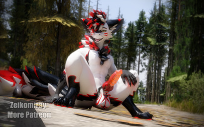 anthro balls fluffy fluffy_tail genitals knot male paws penis pose seductive solo tail tongue tongue_out zeikomiray mythology zeiko_miray_(character) dragon fluffgan mythological_creature mythological_scalie scalie 16:10 3d_(artwork) digital_media_(artwork) hi_res widescreen
