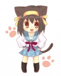 asian_clothing brown_hair chibi clothed clothing east_asian_clothing female hair japanese_clothing japanese_school_uniform school_uniform serafuku solo tail tongue uniform sakuramori_sumomo the_melancholy_of_haruhi_suzumiya haruhi_suzumiya animal_humanoid cat_humanoid felid felid_humanoid feline feline_humanoid humanoid mammal mammal_humanoid 4:5 low_res