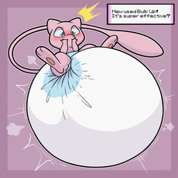3_fingers 3_toes ambiguous_gender anthro big_diaper blush border clean_diaper covering covering_face diaper diaper_puff feet fingers floating huge_diaper hyper_diaper long_tail mouthless pink_body pink_tail pokemon_move purple_background purple_border simple_background solo surprised tail text text_box three-quarter_view toes white_diaper wide_eyed nineplusten nintendo pokemon generation_1_pokemon legendary_pokemon mew_(pokemon) pokemon_(species) 1:1 2026 english_text full-length_portrait hi_res portrait