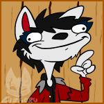 ambiguous_gender anthro biped clothed clothing fur hair humor open_mouth parody solo standing style_emulation teeth text tongue what white_body white_fur lizheru cartoon_network ed_edd_n_eddy unknown_character canid canine mammal 1:1 animated digital_media_(artwork) english_text icon low_res watermark