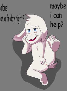anthro anus balls genitals humanoid_genitalia humanoid_penis male nude penis raised_leg smile smiling_at_viewer solo spread_legs spreading young young_anthro redbill undertale undertale_(series) asriel_dreemurr bovid caprine goat mammal hi_res