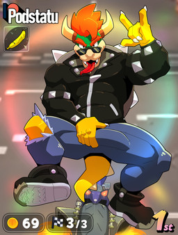 alternate_costume anthro big_bulge biker biped bodily_fluids bottomwear bracelet bulge bulge_grab clothing detailed_bulge devil_horns_(gesture) down_the_leg_bulge driving erection erection_under_clothing eyewear gameplay_mechanics genital_outline gesture hand_gesture jacket jewelry leather leather_clothing leather_fetish leather_jacket leather_topwear male male_anthro motorcycle muscular muscular_male pants penis_outline plantigrade race saliva solo spiked_bracelet spikes sunglasses taunting tongue tongue_out topwear torn_bottomwear torn_clothing torn_pants vehicle podstatu mario_bros mario_kart mario_kart_world nintendo biker_bowser bowser dragon_koopa koopa reptile scalie turtle absurd_res hi_res