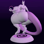 anthro areola big_breasts big_butt breasts butt female floating genitals huge_breasts huge_butt long_tail looking_at_viewer obese overweight pink_eyes plump_labia pussy simple_background solo tail thick_thighs wide_hips darkdraketom nintendo pokemon sage_(darkdraketom) generation_1_pokemon legendary_pokemon mewtwo pokemon_(species) 1:1 3d_(artwork) animated blender_(artwork) digital_media_(artwork) hi_res no_sound short_playtime turntable_(animation) webm