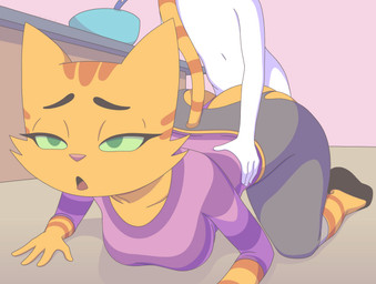 4_fingers age_difference all_fours ambiguous_penetration anthro anthro_on_anthro anthro_penetrated anthro_penetrating anthro_penetrating_anthro arm_support arms_bent bent_leg big_breasts big_butt big_eyes biped black_clothing black_eyebrows black_footwear black_shoes bottomwear bouncing_breasts bouncing_butt bowl breasts butt clothed clothed/nude clothed_anthro clothed_female clothed_sex clothing collarbone container counter detailed_background doggystyle duo eyebrows faceless_anthro faceless_character faceless_male female female_penetrated fingers floor footwear from_behind_position fully_clothed fully_clothed_anthro fully_clothed_female fur green_eyes green_sclera grey_bottomwear grey_clothing grey_floor grey_pants half-closed_eyes hand_on_another's_hip hand_on_hip humanoid_hands inside internal_wall intraspecies iris kitchen leaning leaning_forward light_body light_fur looking_pleasured male male/female male_penetrating male_penetrating_female markings mature_anthro mature_female monotone_body monotone_fur narrowed_eyes navel no_pupils nude nude_anthro nude_male older_female older_penetrated open_mouth orange_body orange_ears orange_fur orange_markings orange_stripes orange_tail panties pants pattern_clothing pattern_shirt pattern_t-shirt pattern_topwear penetration pink_tongue pink_wall plantigrade pointy_ears prick_ears purple_clothing purple_nose purple_panties purple_shirt purple_t-shirt purple_topwear purple_underwear sex shadow shirt shoes shota son_penetrating_mother standing striped_arms striped_body striped_clothing striped_fur striped_legs striped_markings striped_shirt striped_t-shirt striped_tail striped_topwear stripes t-shirt tail tail_markings thick_thighs three-quarter_view tongue topwear torn_bottomwear torn_clothing torn_pants underwear wall_(structure) white_body white_fur young young_anthro young_male young_penetrating younger_male kyde litterbox_comics fran_(litterbox_comics) vincent_(litterbox_comics) domestic_cat felid feline felis mammal tabby_cat 2025 animated digital_media_(artwork) hi_res incest_(lore) mother_(lore) mother_and_child_(lore) mother_and_son_(lore) parent_(lore) parent_and_child_(lore) parent_and_son_(lore) son_(lore)