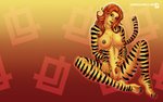 anthro areola breasts claws clitoris erect_nipples female genitals humanoid_face lips looking_at_viewer nipples pubes pussy solo spread_legs spreading toe_claws leandro_comics tigra felid mammal pantherine tiger 16:10 widescreen