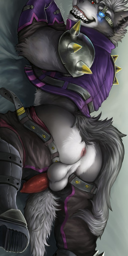 animal_genitalia animal_penis anthro anus armor armpit_hair ashtray balls belt black_nose body_hair boots bottomwear bottomwear_down bulge butt cigarette claws clothed clothing countershading dakimakura ear_piercing erection eyewear fangs fluffy fluffy_tail footwear fur fur_tuft furgonomic_piercing furgonomics genitals grey_body grey_fur gun hand_behind_back head_tuft jacket long_tail looking_at_viewer looking_back lying male on_front pants pants_down partially_clothed pauldron penis piercing presenting ranged_weapon rear_view red_eyes seductive shoes smile smoking solo tail teeth topwear tuft weapon chumbasket nintendo star_fox wolf_o'donnell canid canine canis mammal wolf absurd_res dakimakura_design hi_res