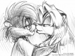 anthro duo eye_contact eyebrows eyelashes female looking_at_another male text eric_schwartz eric_schwartz_(character) zig_zag mammal mephitid rodent sciurid skunk tree_squirrel 2001 4:3 english_text greyscale monochrome sketch