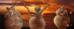 anthro belly big_belly big_breasts big_butt breasts butt curvy_figure female feral group looking_at_viewer looking_back navel nude overweight overweight_anthro overweight_female side_boob slightly_chubby smile solo_focus starfish_(accessory) starfish_bra thick_thighs voluptuous wide_hips jackajack21 dreamworks madagascar_(series) gloria_the_hippopotamus arthropod asterozoan common_hippopotamus crab crustacean decapoda echinoderm hippopotamid malacostracan mammal marine starfish 2017 story story_in_description