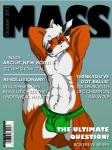 3:4 abs absurd_res acethebigbadwolf anthro arcius armpit_hair barcode biceps body_hair briefs bulge canid canine chest_tuft clothed clothing cover digital_media_(artwork) english_text flexing fox fur green_eyes hands_behind_head hi_res hyper magazine male mammal model muscular muscular_anthro muscular_male one_eye_closed pecs pose smaller_version_at_source smile solo text tuft underwear wink