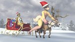 anthro crush female female_on_top feral group holidays macro male male/female on_top riding size_difference size_play sled snow kirill475 christmas new_year cheetah deer felid feline lagomorph leporid mammal rabbit 16:9 3d_(artwork) digital_media_(artwork) hi_res widescreen