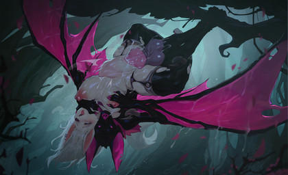 abdominal_bulge anthro anthro_on_anthro anthro_penetrated anthro_penetrating anthro_penetrating_anthro balls big_penis bite black_body black_fur black_nose bodily_fluids breasts cum cum_in_vagina cum_inside deep_penetration duo female female_penetrated fur genital_fluids genitals hair hanging_by_feet hanging_from_branch hanging_upside_down huge_penetration huge_penis knot male male/female male_penetrating male_penetrating_female membrane_(anatomy) membranous_wings nipples nude nude_anthro nude_female nude_male penetration penis pink_nose plant sex shoulder_bite stretched_vagina tongue tongue_out tree upside_down upside_down_sex white_body white_fur white_hair wings reagan_long blizzard_entertainment warcraft lexi_joyhart bat canid mammal werecanid werecreature worgen hi_res