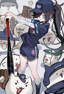 :3 ambiguous_gender angry anthro arm_markings ball bangs baseball baseball_(ball) baseball_bat baseball_cap baseball_glove baseball_uniform bat_(object) bedroom_eyes black_hair blue_bottomwear blue_clothing blue_eyes blue_topwear blush blush_lines bottomwear clothed clothed_anthro clothed_female clothed_humanoid clothed_male clothing cute_fangs detailed_background determined dolphin_shorts dot_eyes electricity eyebrows eyelashes facial_markings fangs female female_focus female_human feral fully_clothed fully_clothed_anthro fully_clothed_female fully_clothed_humanoid fully_clothed_male group hair hair_over_eye happy hat head_empty head_markings headgear headwear holding_melee_weapon holding_object holding_spiked_mace holding_weapon human_ears human_focus larger_male leg_markings long_hair looking_at_viewer male markings melee_weapon messy narrowed_eyes no_pupils no_thoughts not_furry one_eye_obstructed open_mouth pointy_ears ponytail pose pupils seductive simple_eyes size_difference slim_female slim_human slit_pupils smaller_ambiguous smaller_feral smile smiling_at_viewer smirk smirking_at_viewer spiked_mace sportswear teeth tied_hair tongue tongue_out topwear uniform weapon ebora ponos_corp. the_battle_cats background_character basic_cat kasli kasli_the_bane little_leaguer_cat major_leaguer_cat animate_inanimate domestic_cat felid feline felis human humanoid mammal 2025 absurd_res colored detailed digital_drawing_(artwork) digital_media_(artwork) hi_res portrait three-quarter_portrait