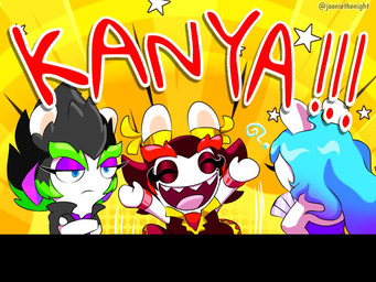 amethyst_(gem) anthro bent_arm black_clothing black_hair black_handwear black_jacket black_mittens black_topwear blue_eyes blue_hair blue_pupils closed_frown clothed clothed_female clothing confusion crossed_arms dialogue dress ear_piercing ear_ribbon eyebrows eyes_closed female female_anthro frown fur gem green_eyebrows green_hair group hair half-closed_eyes handwear happy jacket light long_ears mitten_hands mittens motion_lines mouth_closed narrowed_eyes noseless open_clothing open_jacket open_mouth open_smile open_topwear paper_fan piercing pupils purple_clothing purple_ear_piercing purple_eyelids purple_shirt purple_topwear purple_tube_top question_mark raised_hands red_clothing red_dress red_eyebrows red_hair red_shirt red_topwear red_wristband sharp_teeth shirt short_hair simple_background smile speech_bubble spiky_hair star_(shape) straight_arms tan_inner_ear teeth text thick_eyebrows topwear torn_clothing torn_shirt torn_topwear trio tube_top white_body white_fur yellow_background yellow_ribbon jooniethenight mario_bros mario_plus_rabbids_sparks_of_hope nintendo raving_rabbids rayman_(series) ubisoft edge_(mario_plus_rabbids) kanya_(mario_plus_rabbids) midnite_(mario_plus_rabbids) ghost hybrid lagomorph mammal rabbid spirit 2023 4:3 artist_name colored crossover digital_drawing_(artwork) digital_media_(artwork) english_text lighting shaded