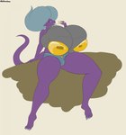 anthro big_breasts bikini bottomwear breasts clothing female gold_bikini horn huge_breasts hyper hyper_breasts looking_at_viewer purple_body purple_scales red_eyes scales shorts solo swimwear thick_thighs tight_clothing two-piece_swimsuit iandragonlover mythology casey_(iandragonlover) dragon mythological_creature mythological_scalie scalie 2025 absurd_res digital_media_(artwork) hi_res