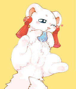 accessory blush bodily_fluids female feral fur gem genital_fluids genitals heart_symbol lying on_back saliva saliva_on_tongue seductive simple_background solo spread_legs spreading teasing tongue tongue_out vaginal_fluids vulva white_body white_fur kirichiiii fabulous_beasts fenz_(studio) mythology tubaoshu_(fabulous_beasts) herpestid mammal mongoose mustelid mythological_creature