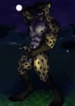 anthro bodily_fluids cum ejaculation genital_fluids genitals male masturbation penis solo lancethewereyena hyena mammal werecreature werehyena hi_res